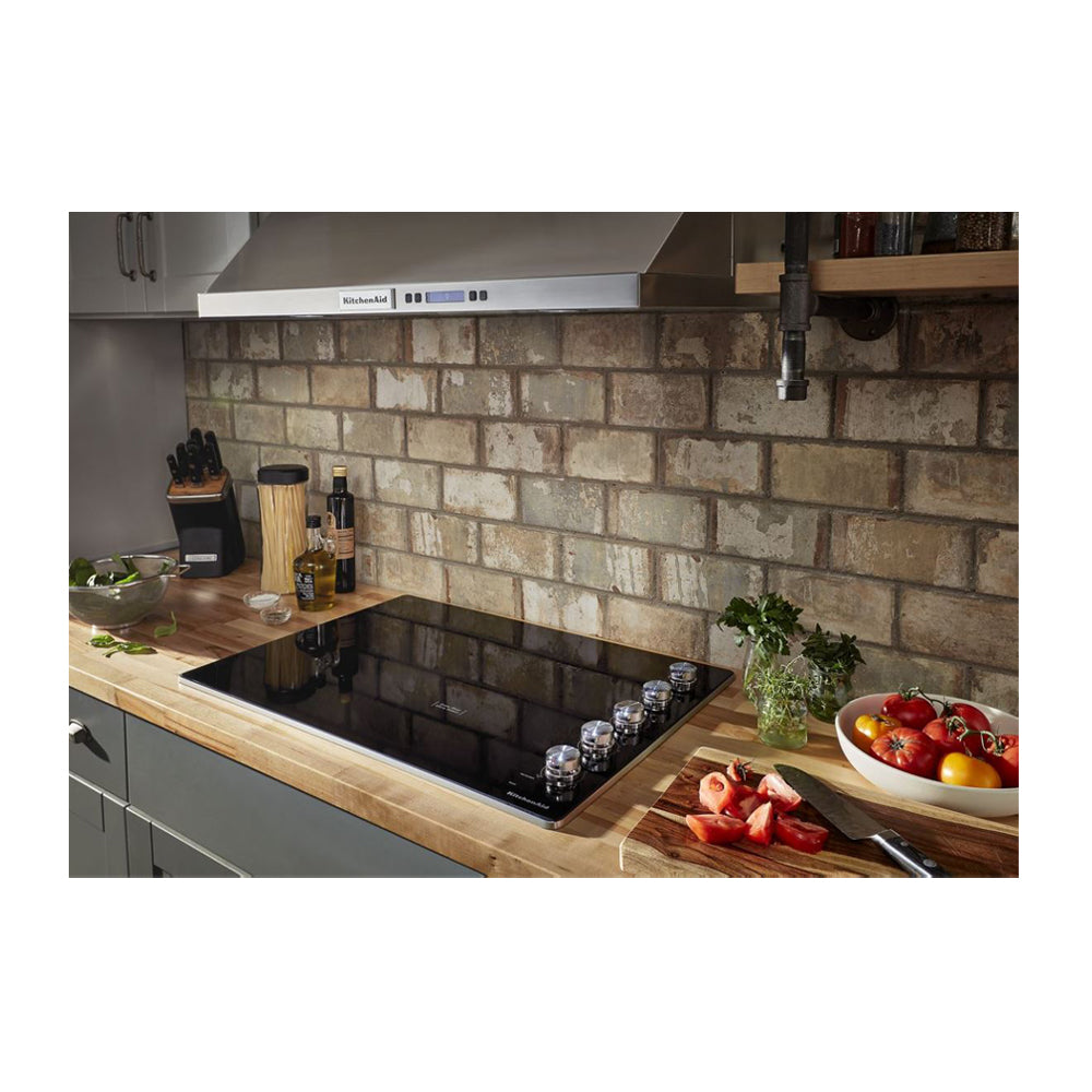 30-inch Stainless Steel Electric Cooktop