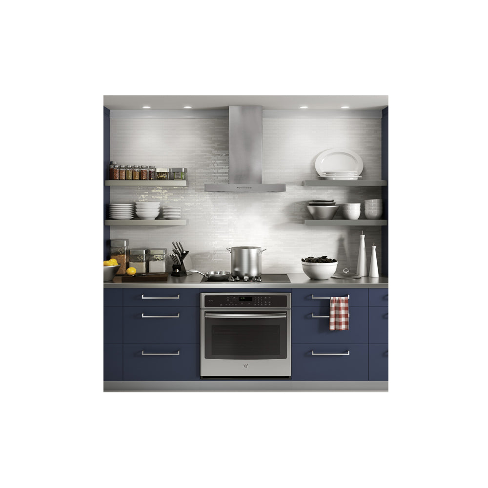 30-inch 350 CFM Designer Wall Mount Hood with Dimmable LED Lighting - Stainless Steel