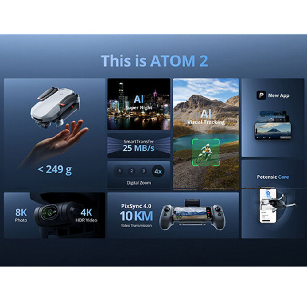 Potensic ATOM 2 Drone (Fly More Combo)