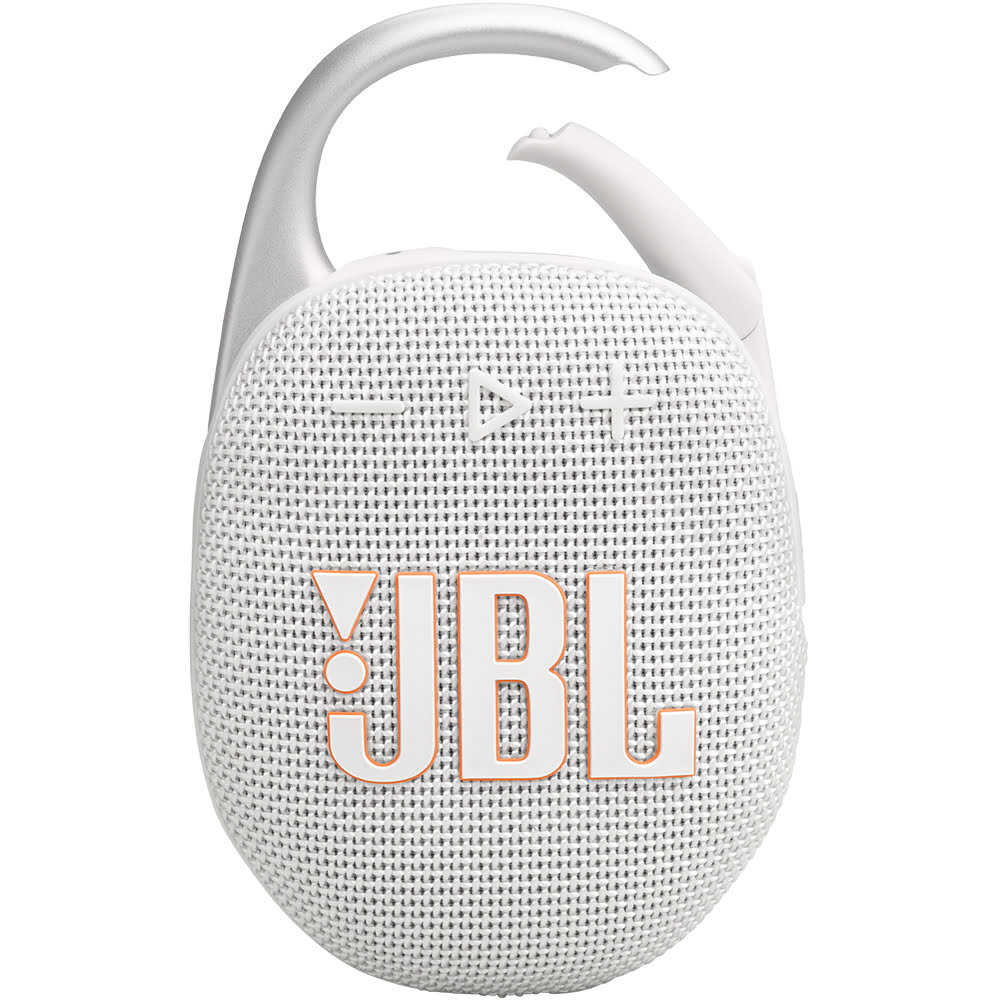 Clip 5 Waterproof Portable Bluetooth Speaker - White