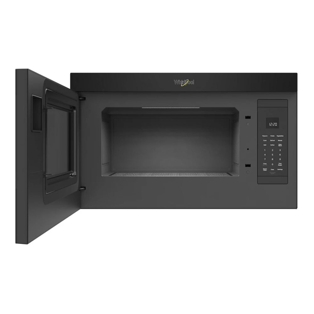 1.1 Cu Ft Flush Mount Microwave with Turntable Free Design - Black