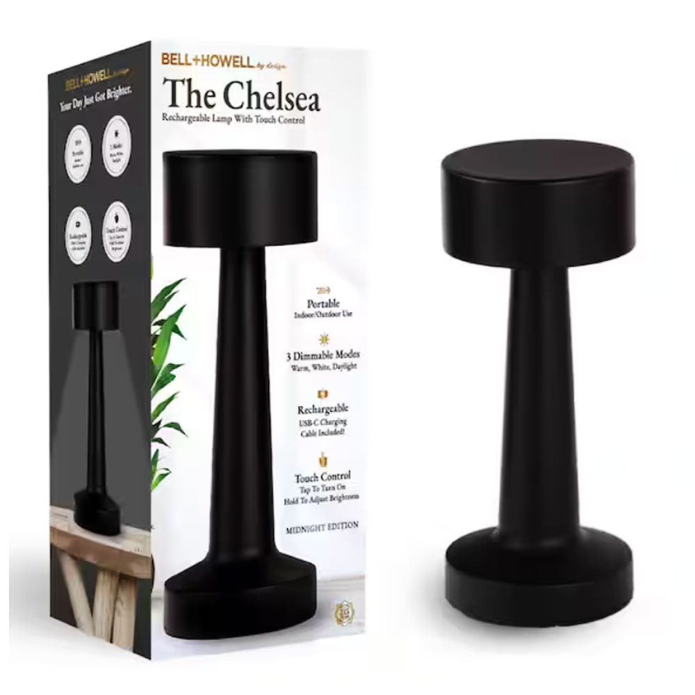 The Chelsea 8.4" Touch Control Rechargeable Lamp
