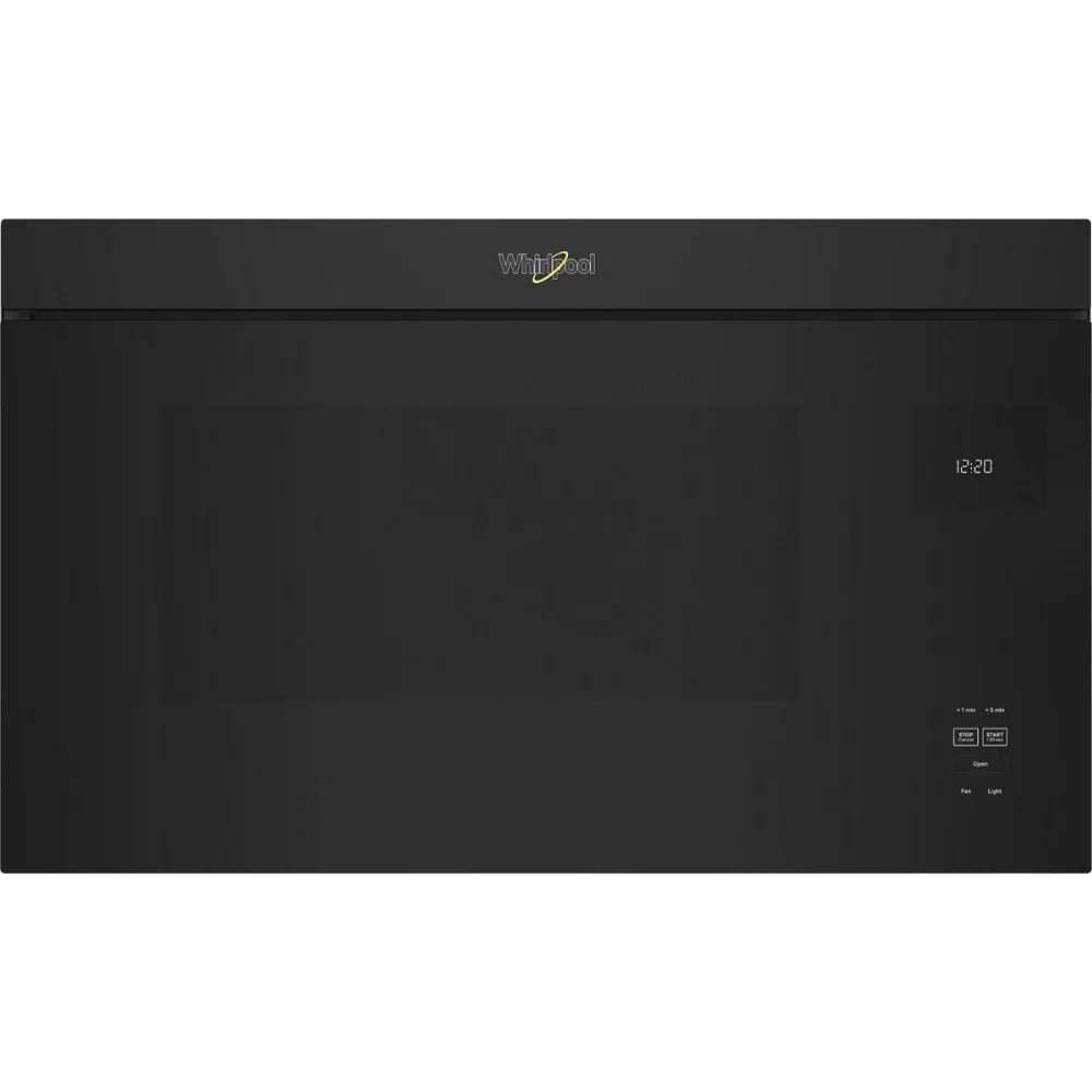 1.1 Cu Ft Flush Mount Microwave with Turntable Free Design - Black