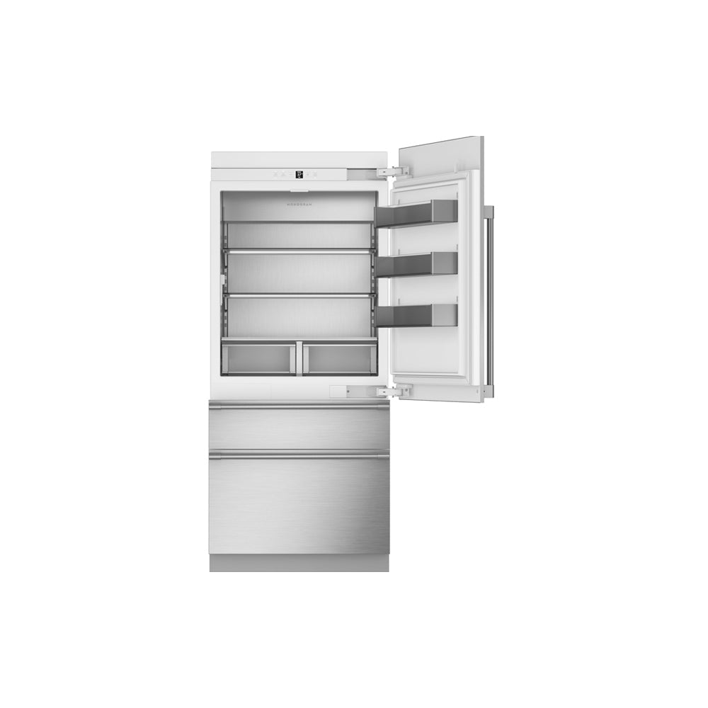 Monogram 36-inch Premium Integrated Bottom-Freezer Refrigerator