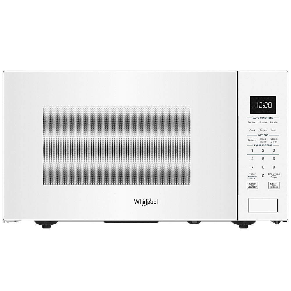 1.6 CuFt 1200 Watt Countertop Microwave in White