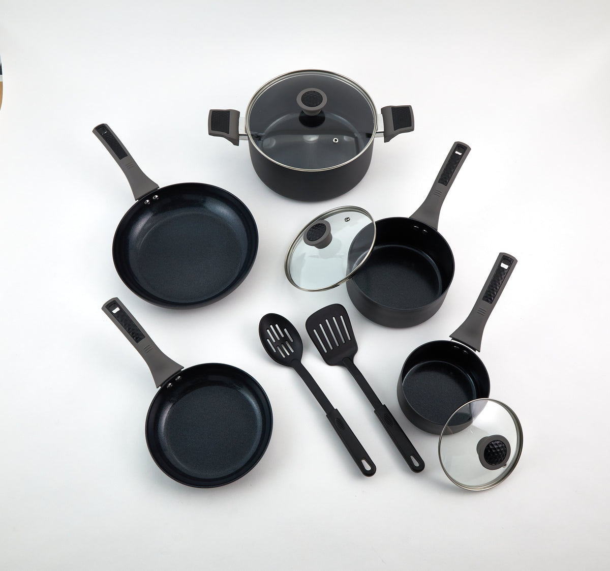 MR 10pc Gag 2.0 Cookware Set /Bk Ceramic & S Touch Handles