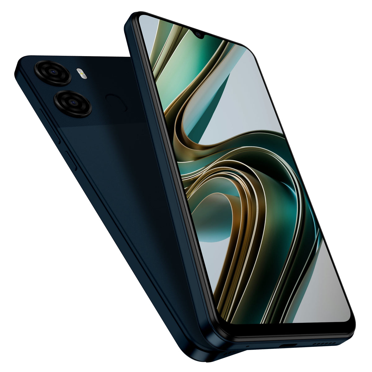 BLU K2 6.88" Infinity Display 64GB Storage 4GB RAM +(4GB Extra RAM) Black/Blue Unlocked Smart phone.