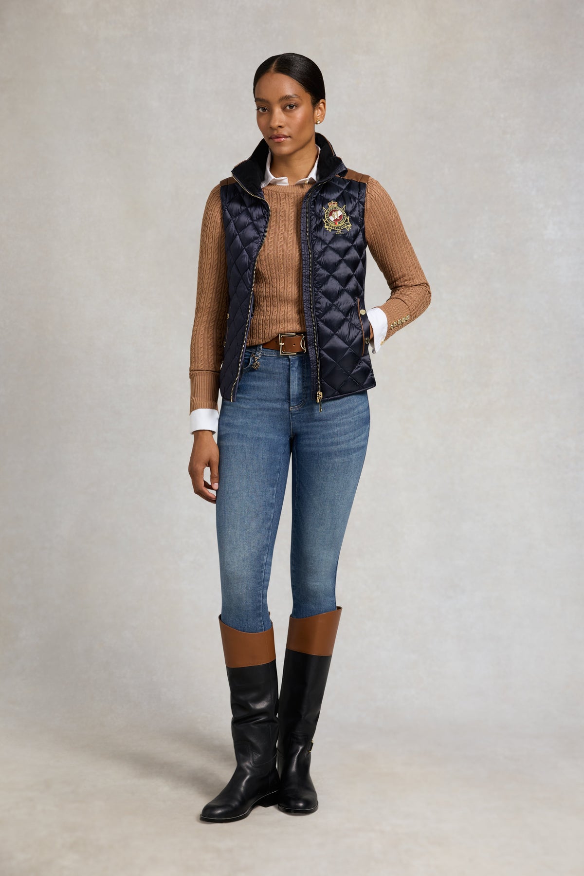 Diamond Quilt Classic Gilet (Ink Navy)
