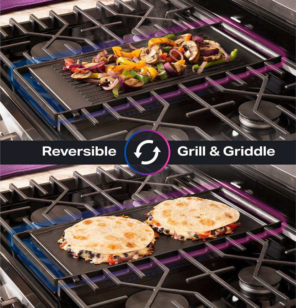 5.3 CuFt Smart Freestanding Convection Gas Range in Stainless Steel with No Preheat Air Fry and EasyWash™ Oven Tray