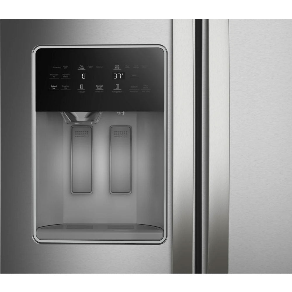 28 CuFt Side by Side Refrigerator in Stainless Steel