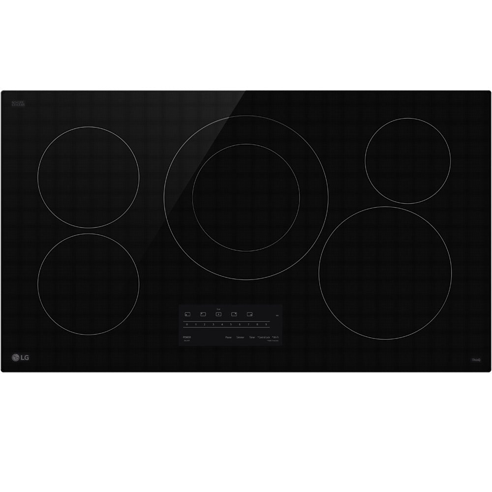36” Smart Electric Cooktop with ThinQ® Technology