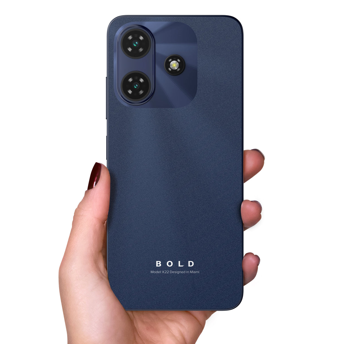 BOLD K22 5G 6.7” HD Infinity Dot Display 128GB Storage 4GB RAM +(8GB Xtra RAM) Blue