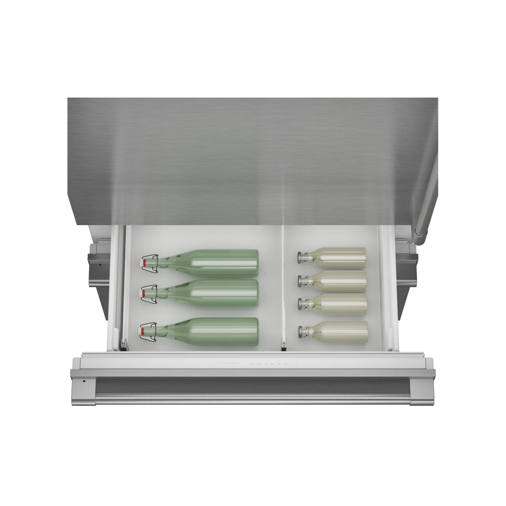 20.1 Cu-Ft 36-inch Built-In Bottom-Freezer Smart Refrigerator in Panel Ready