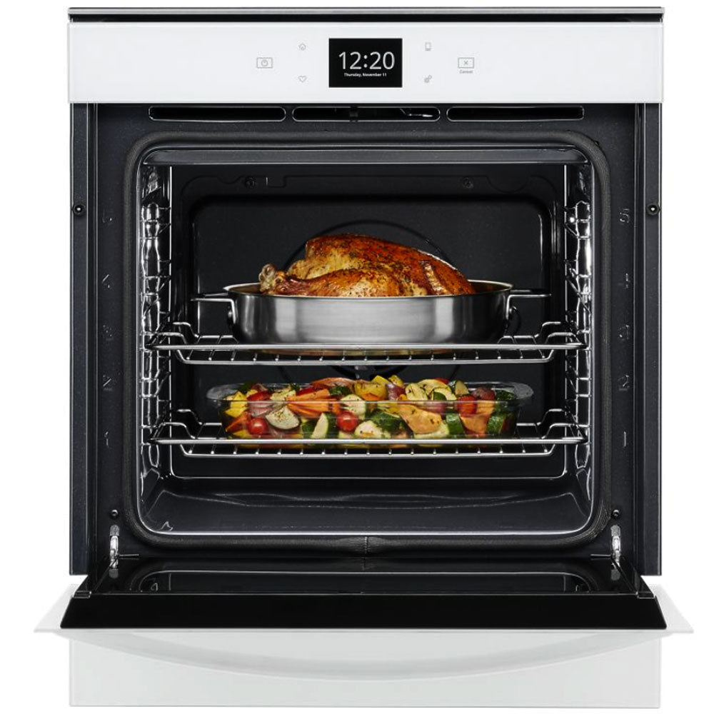 24" Convection Wall Oven - White
