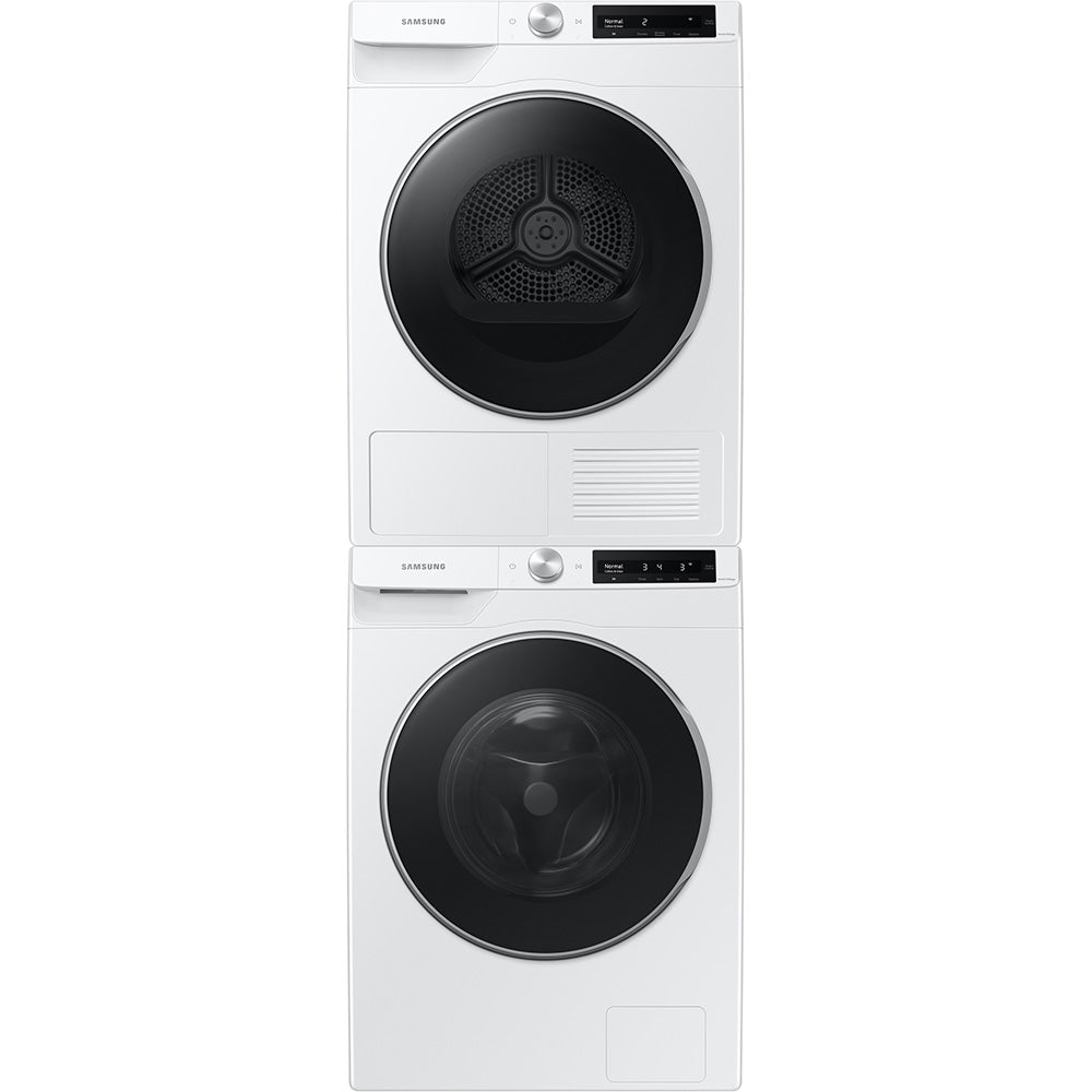 4.0 CuFt Smart Steam White Electric Dryer with Heat Pump Technology