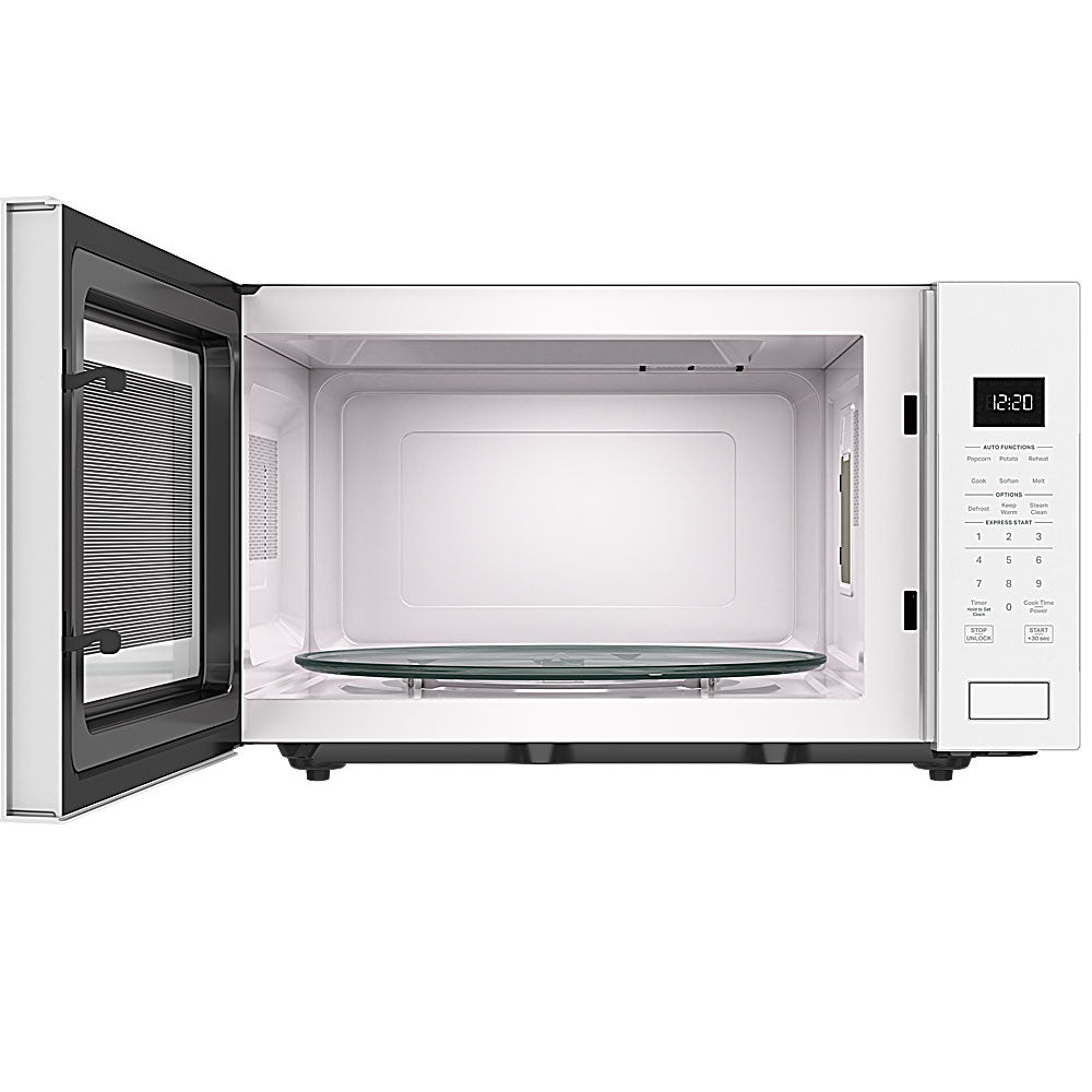 1.6 CuFt 1200 Watt Countertop Microwave in White