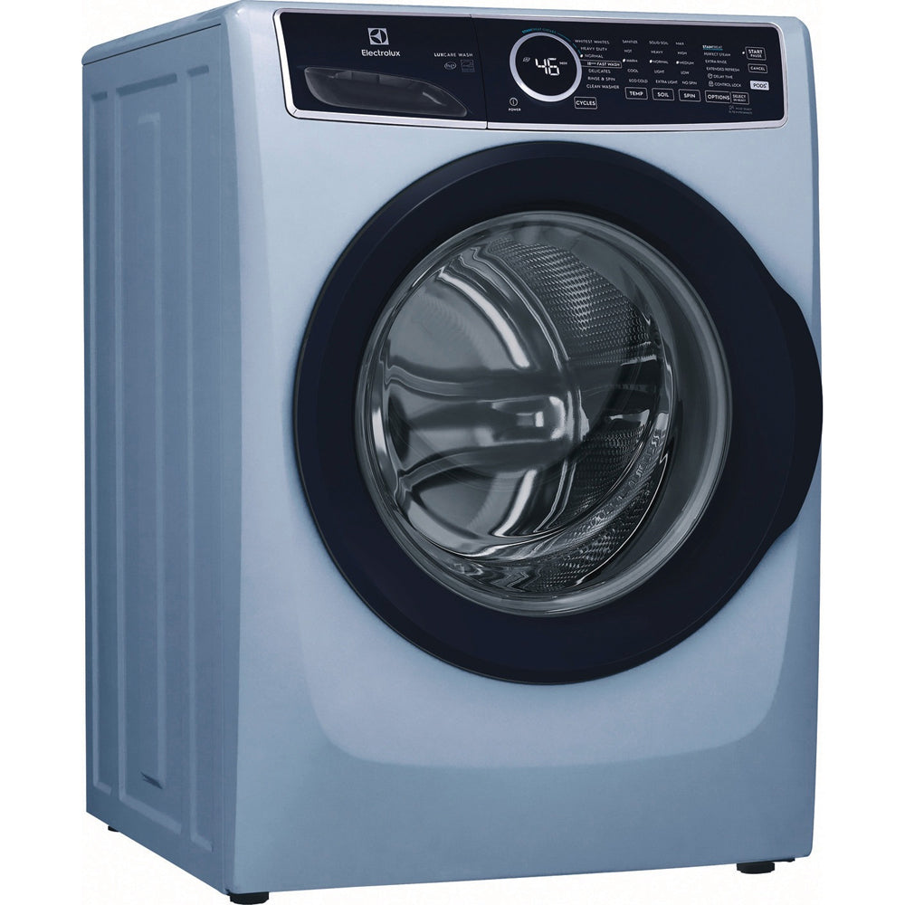4.5 Cu Ft Perfect Steam Sanitize Front Loa Perfect Steam™ Washer with LuxCare® Wash - Glacier Blue