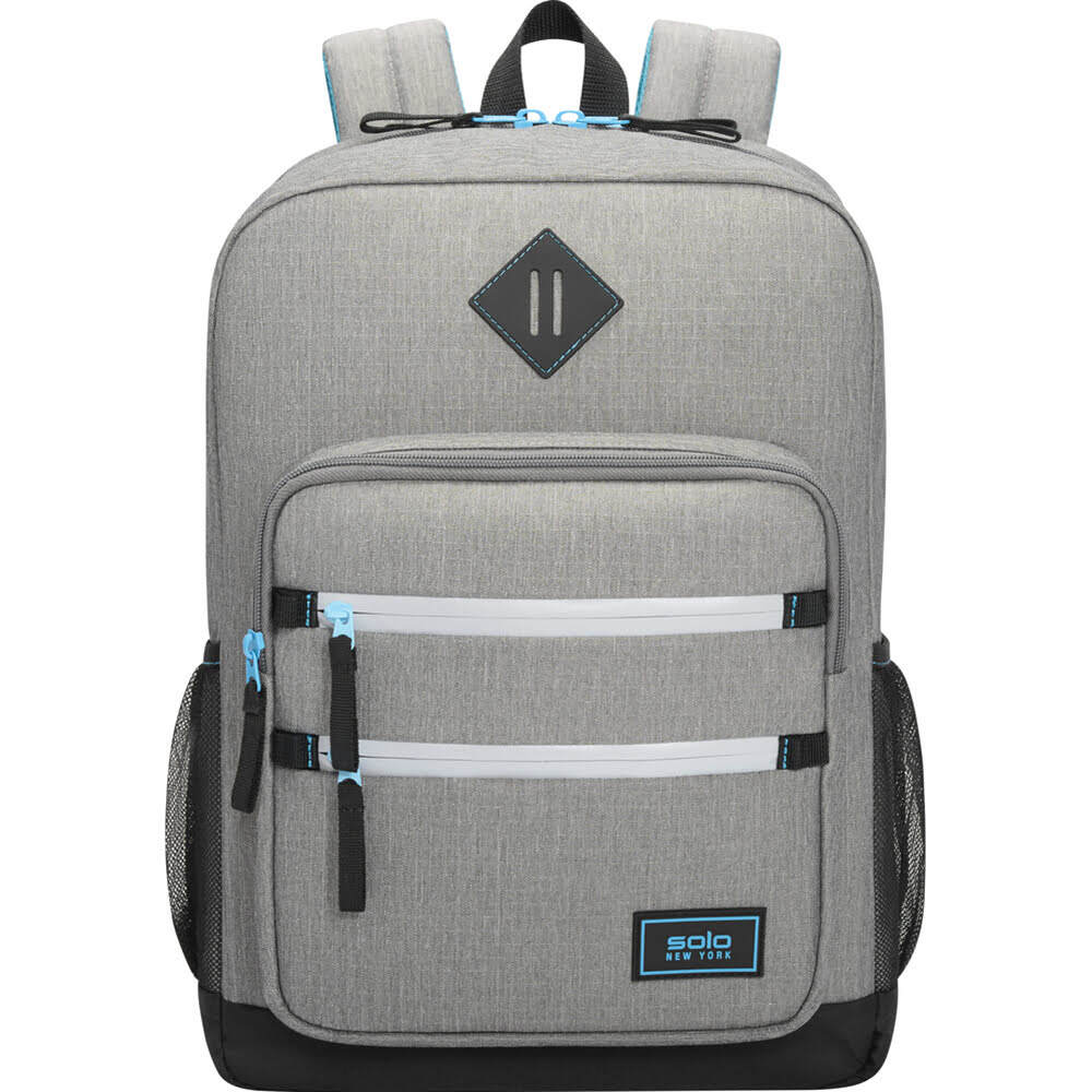 New York Vortex Backpack - Gray/Light Blue