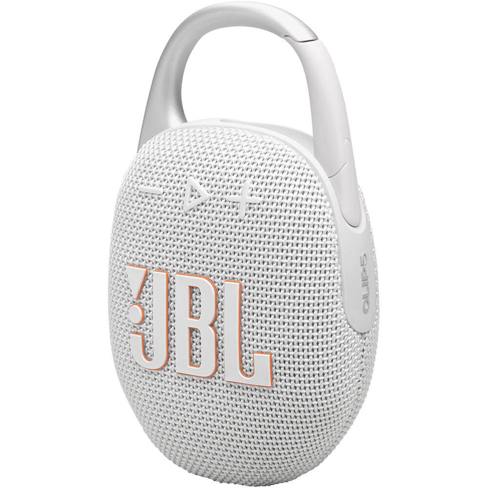 Clip 5 Waterproof Portable Bluetooth Speaker - White