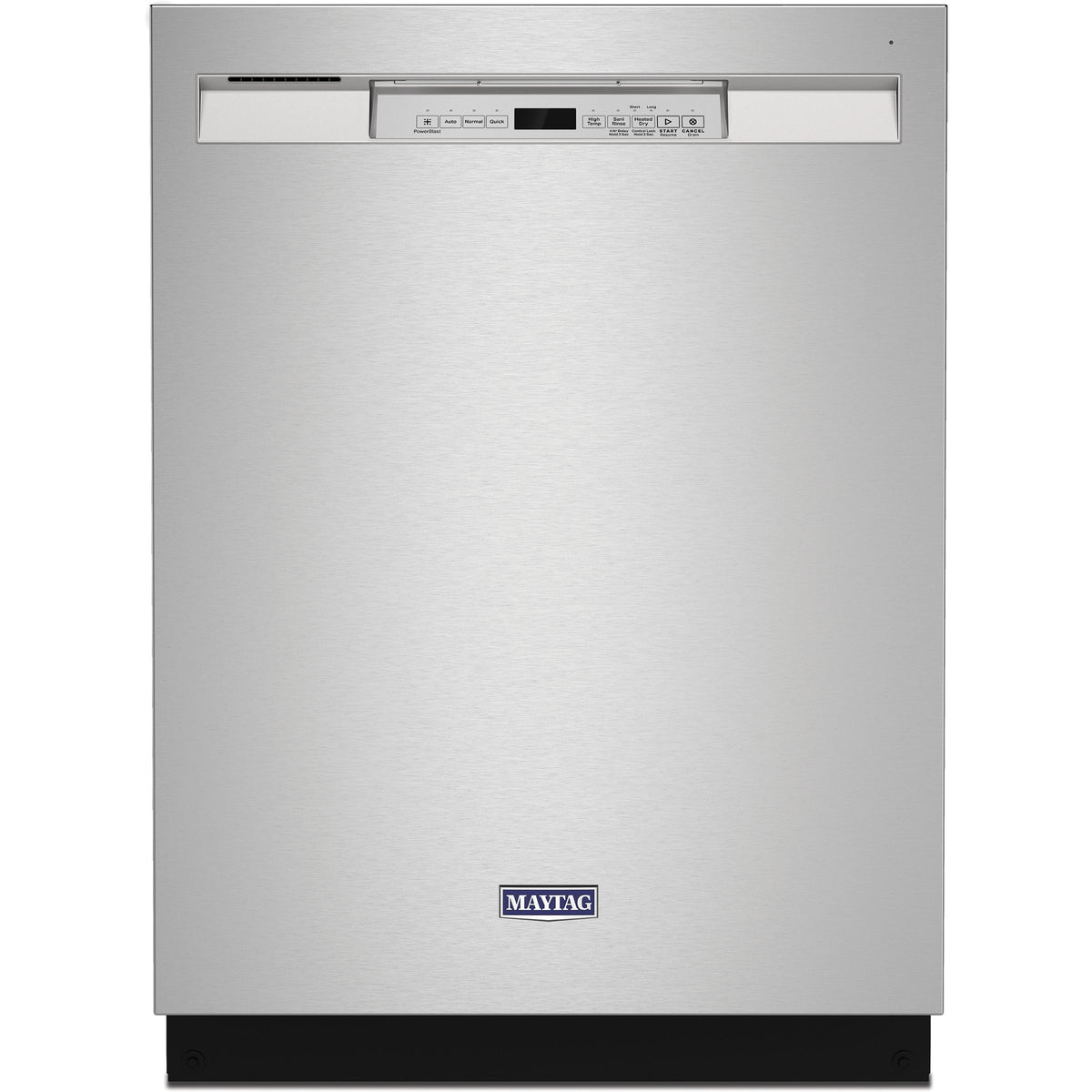 50 dBA Front Control Dual Power Filtration Dishwasher in Stainless Steel