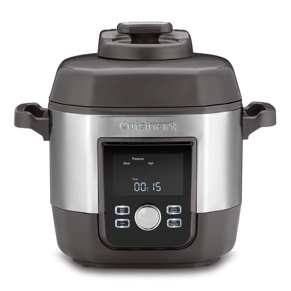 12-in-1 Multicooker, 6 Quart - Stainless Steel and Black