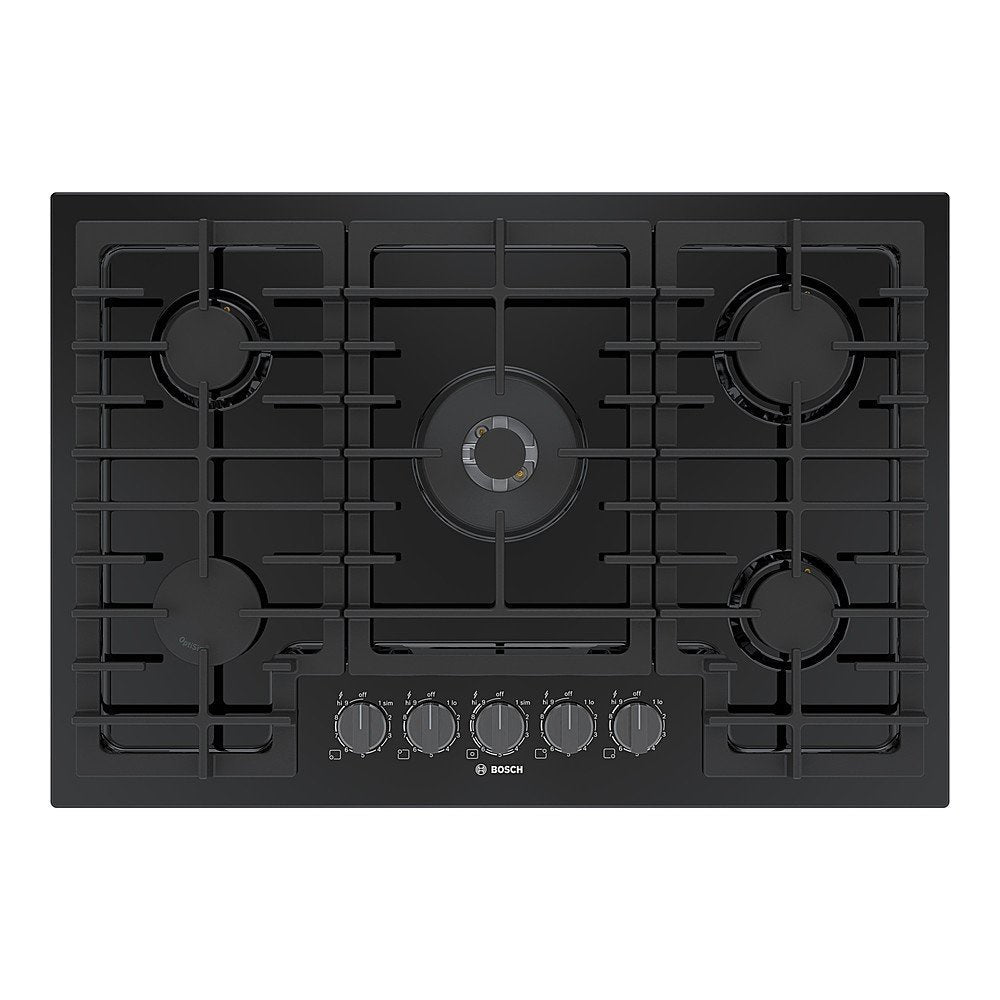 30-Inch 800 Series Gas Cooktop - Black