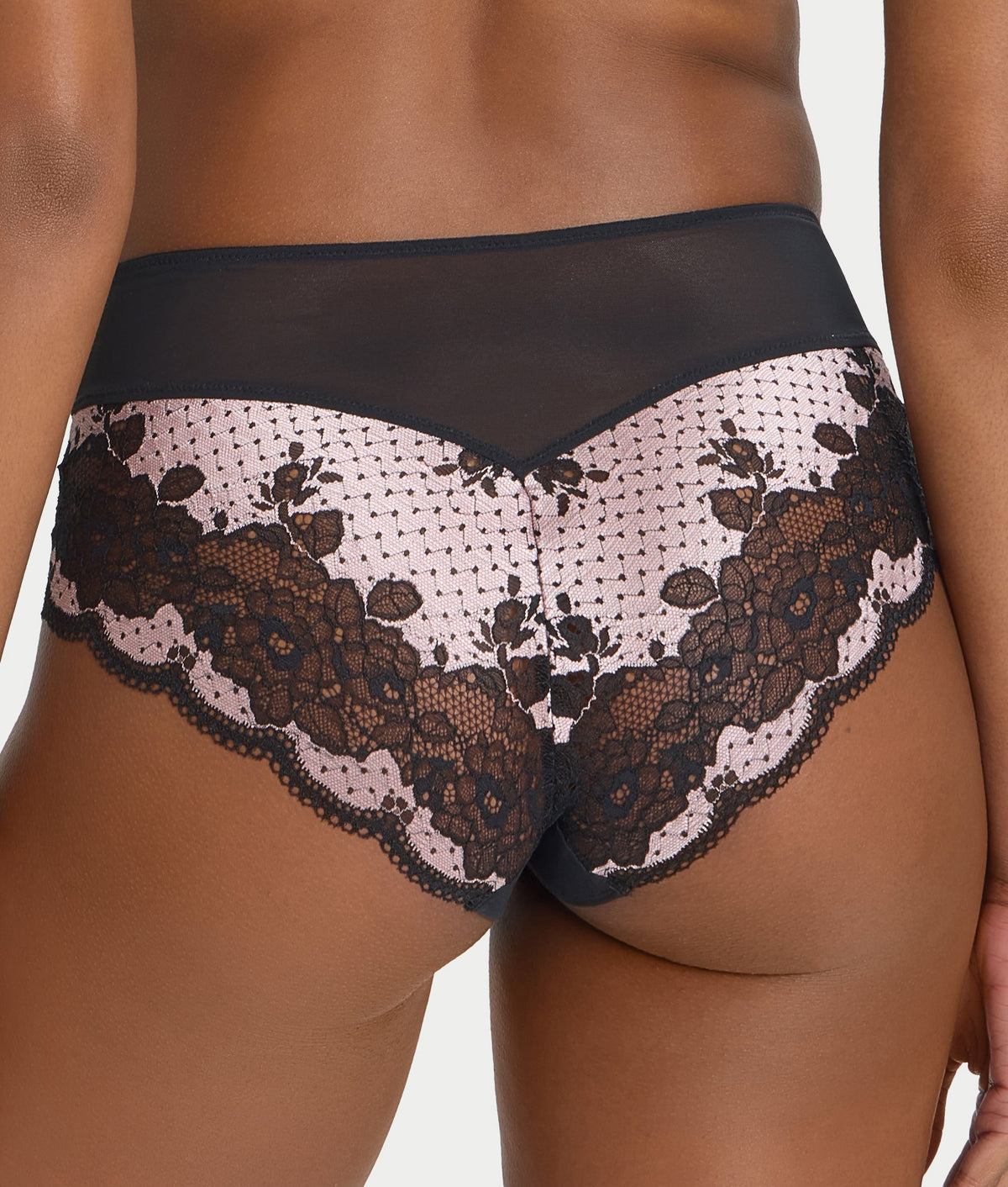 Clara Lace High-Waist Cheeky Brief