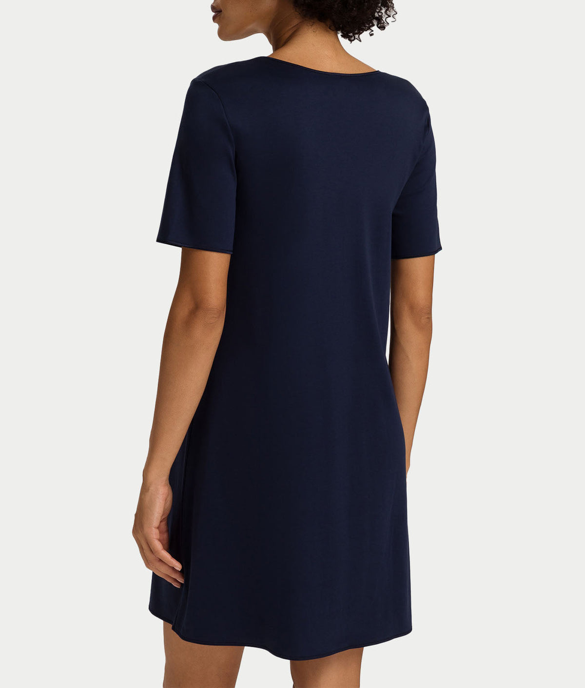 Cotton Silk V-Neck Cotton Nightgown