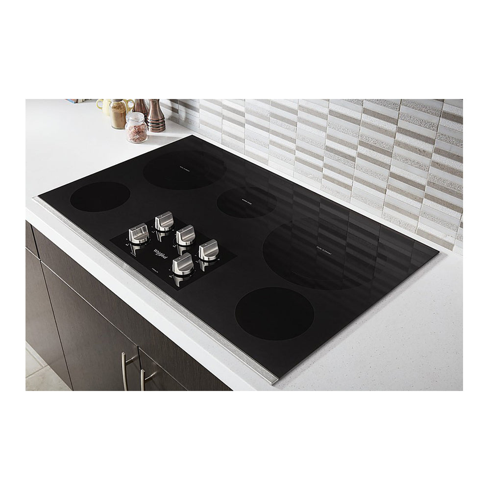 36" Electric Ceramic Glass Cooktop in Stainless Steel