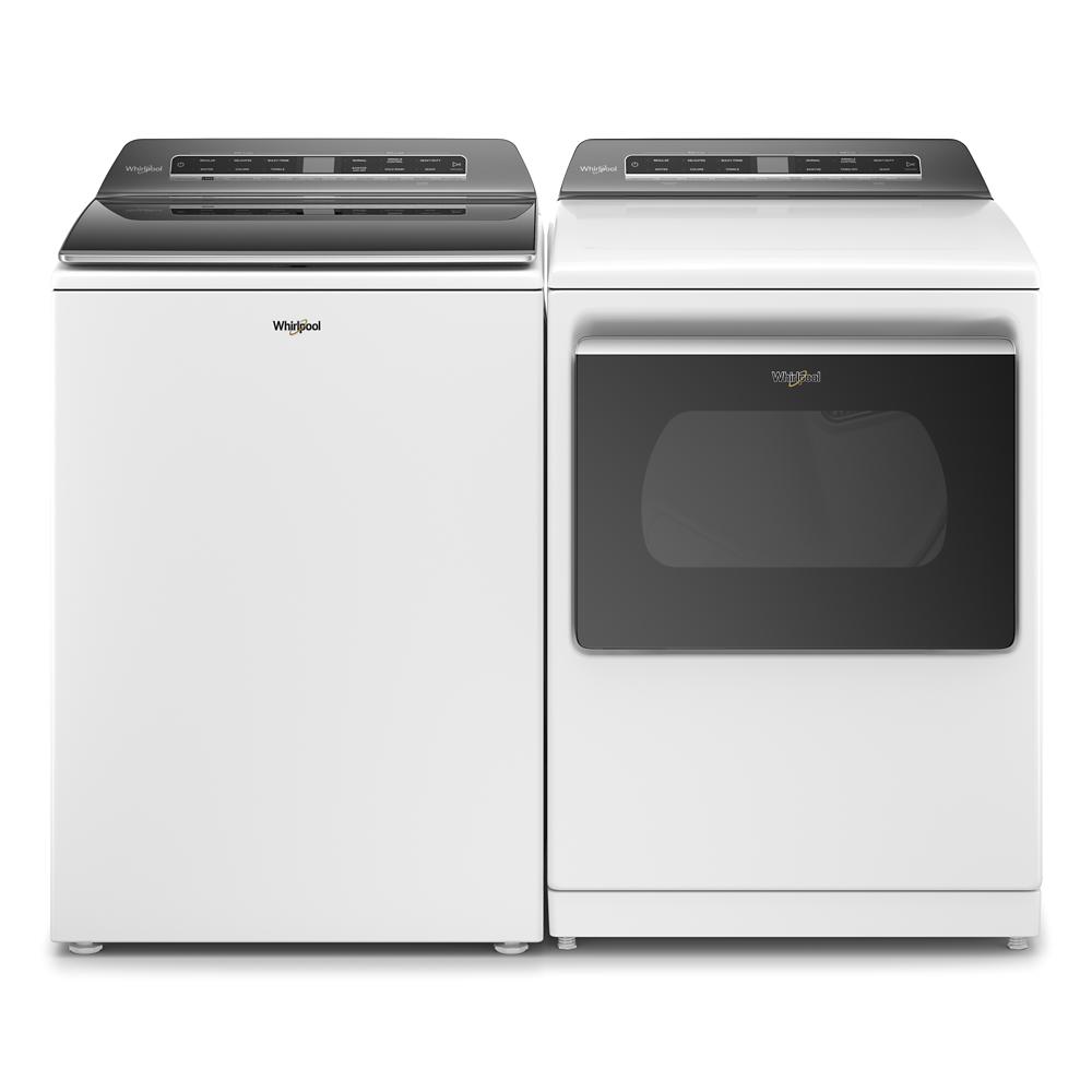 7.4 CuFt Smart Top-Load Electric Dryer in White with Advanced Moisture Sensing