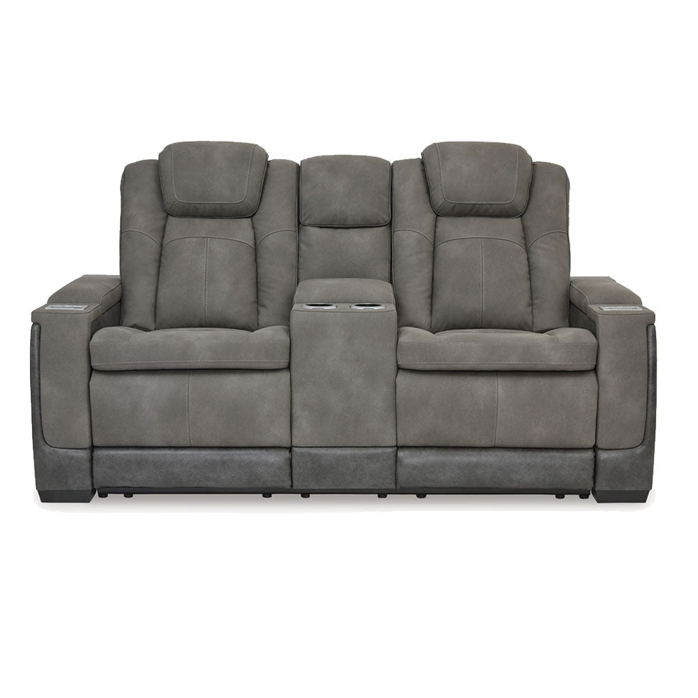 Camille Power Reclining Sofa, Loveseat, and Recliner – Gray