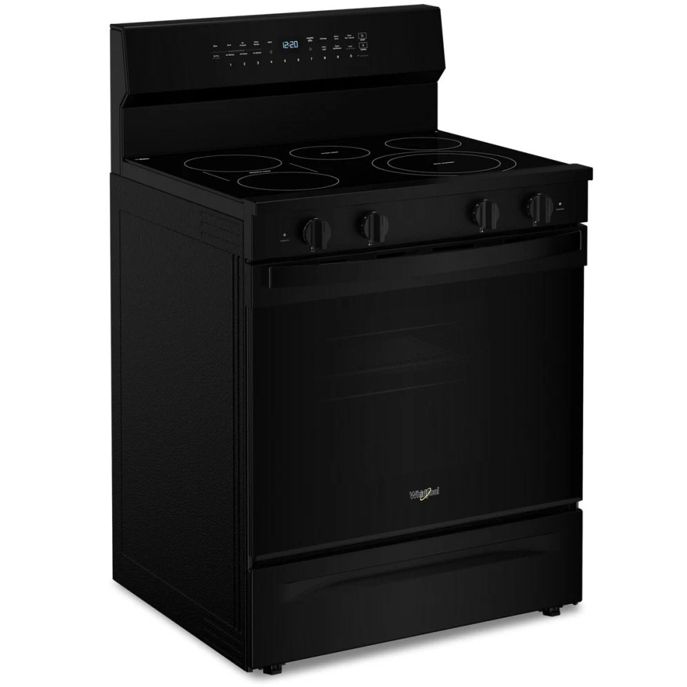 30-Inch Freestanding Electric Range with No Preheat Mode - Black