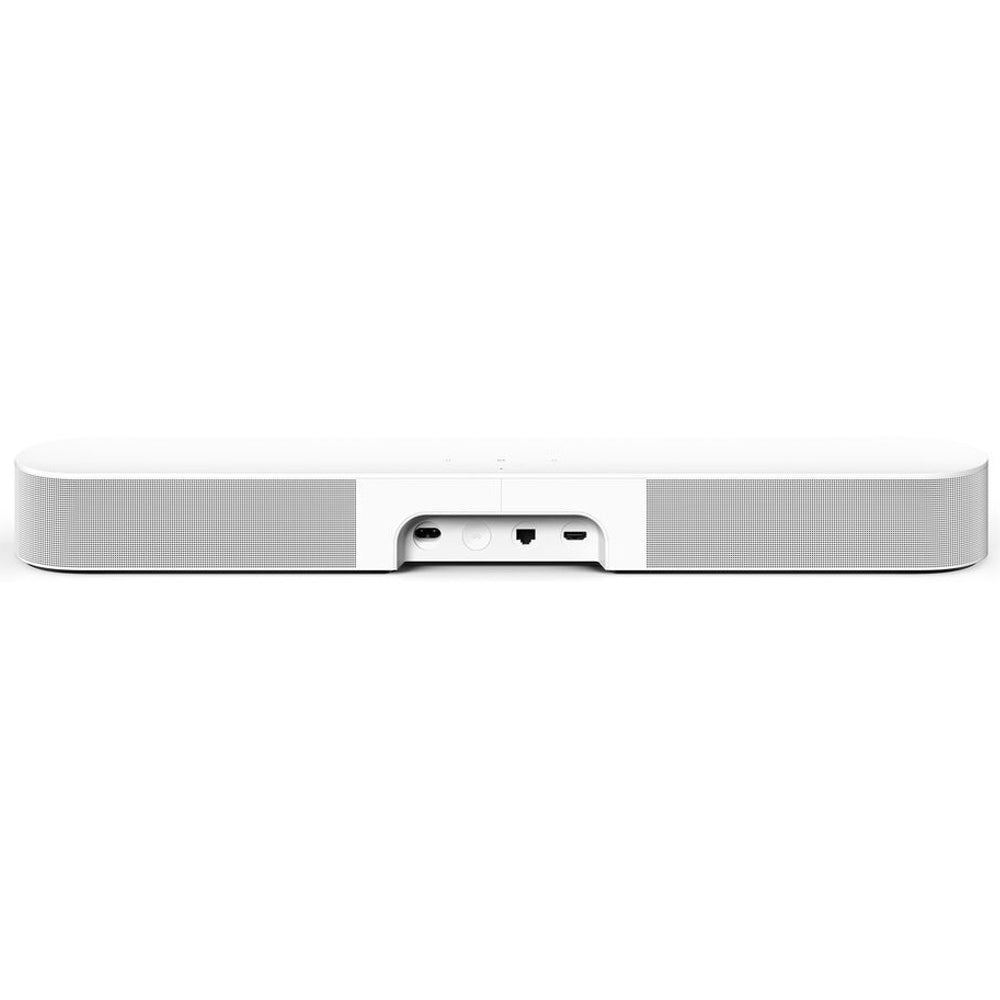 3.0 Channel Beam Wi-Fi Smart Soundbar and Two Era 100 Wireless Speaker Package - White