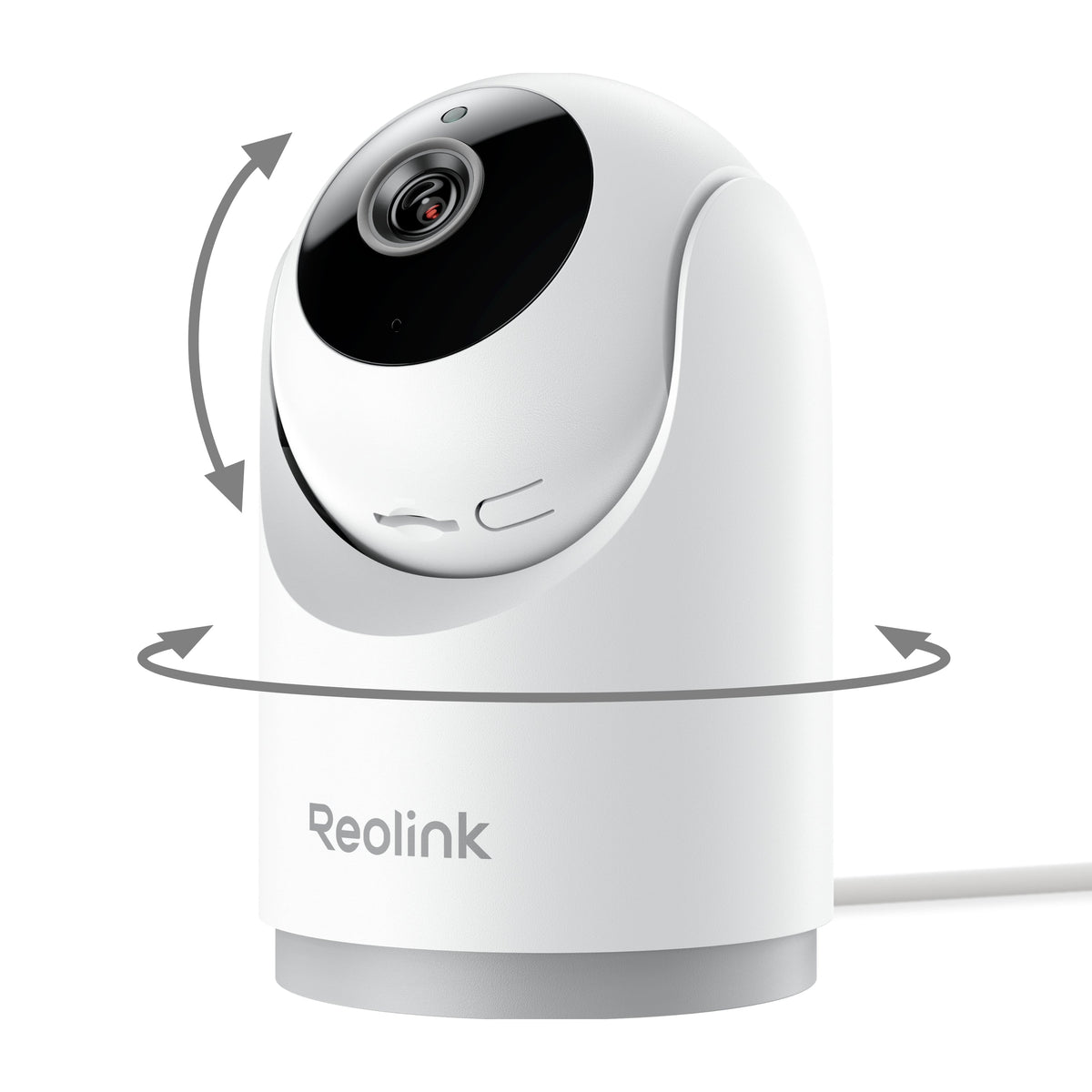 E331 2K+ Indoor Pan-Tilt Plug-in Wi-Fi Camera with Auto-Tracking + Cry Detection - White