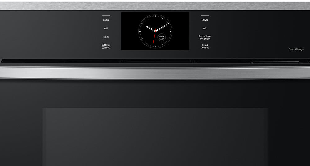 30" Double Wall Oven in Stainless Steel with Steam Cook
