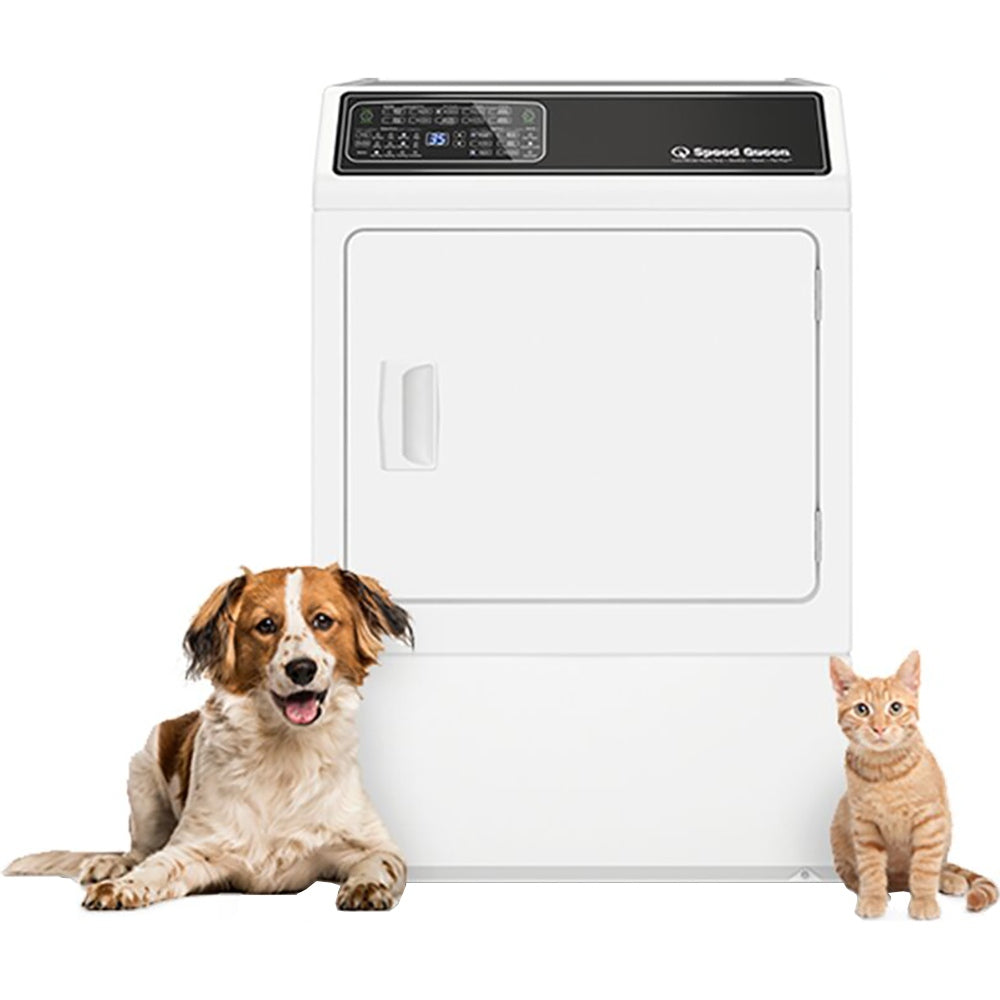 7.0 Steam Sanitizing CuFt White Gas Dryer