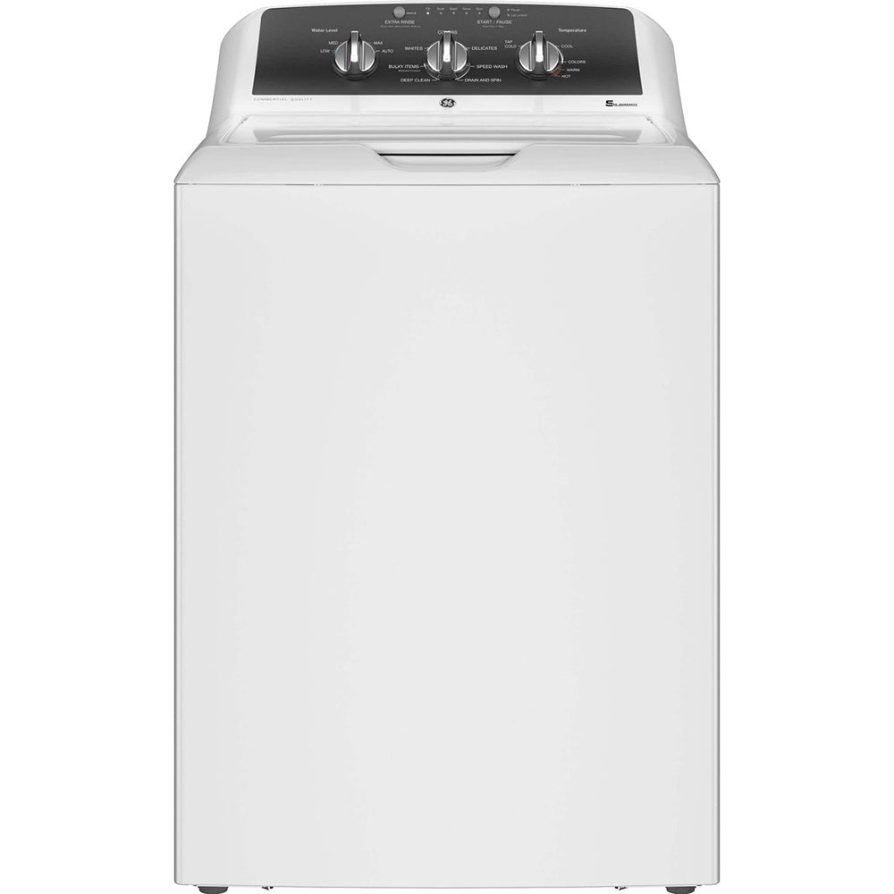 4.3 CuFt Washer with 6.2 CuFt Commercial Style Electric Dryer in White