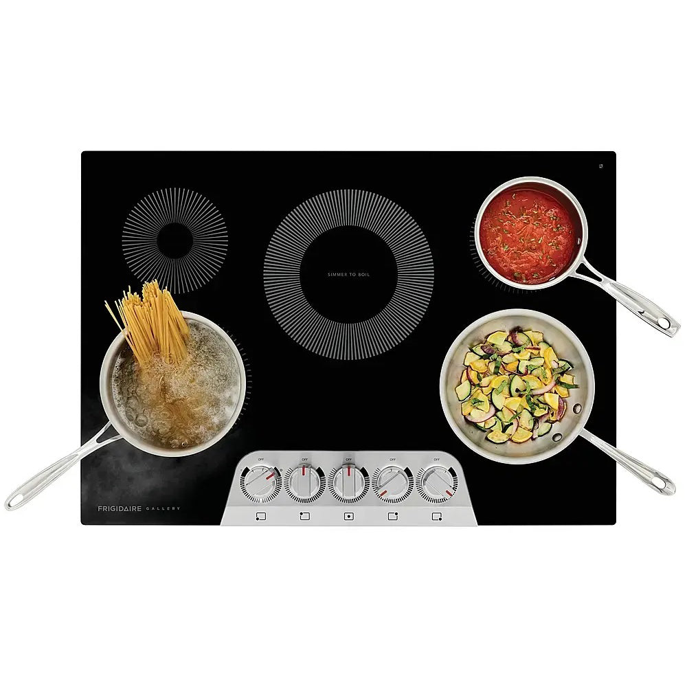 30-Inch Electric Cooktop - Stainless Steel