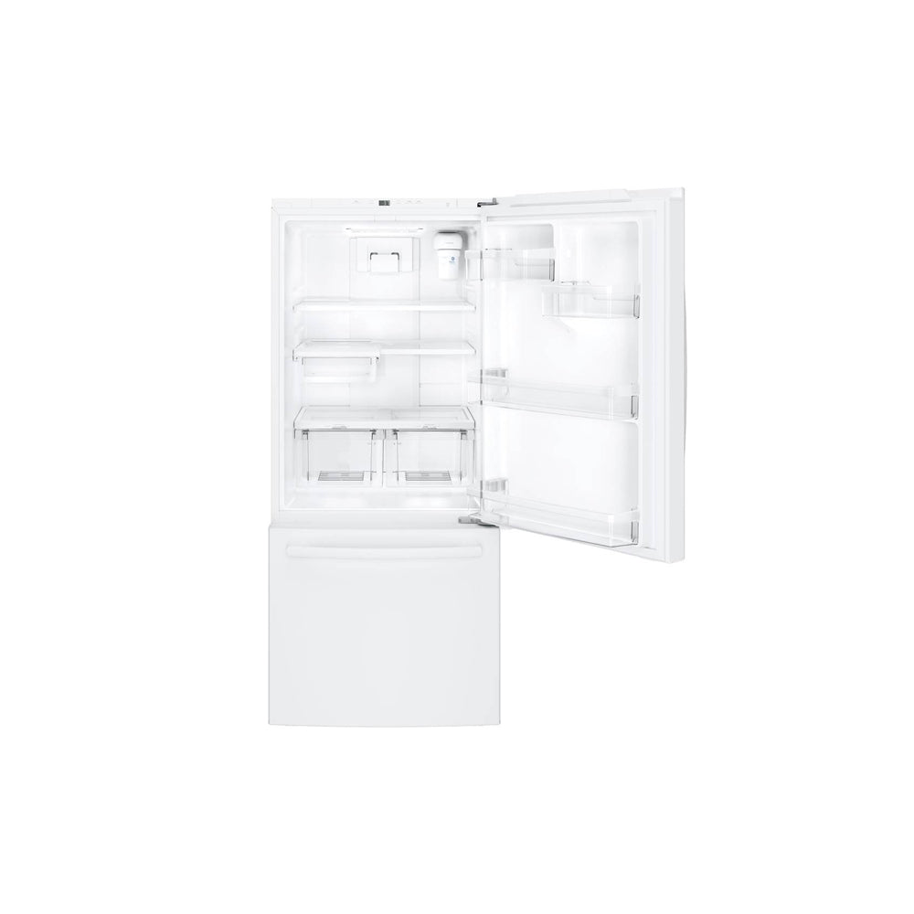 21.0 Cu Ft Bottom Freezer Refrigerator - White