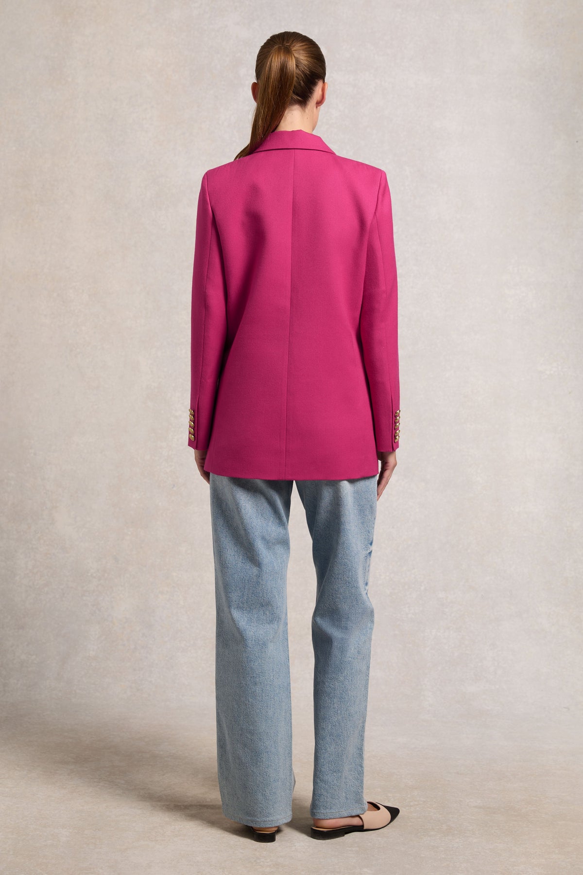 Belgravia Blazer (Hot Pink Barathea)