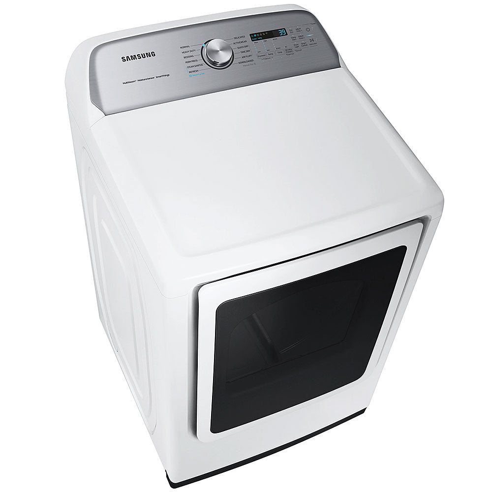 7.4 Cu. Ft. Smart Gas Dryer with Steam Sanitize+ in White