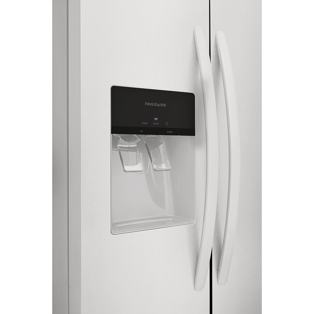 22.3 CuFt Side-by-Side Refrigerator in White with EvenTemp™ Cooling System