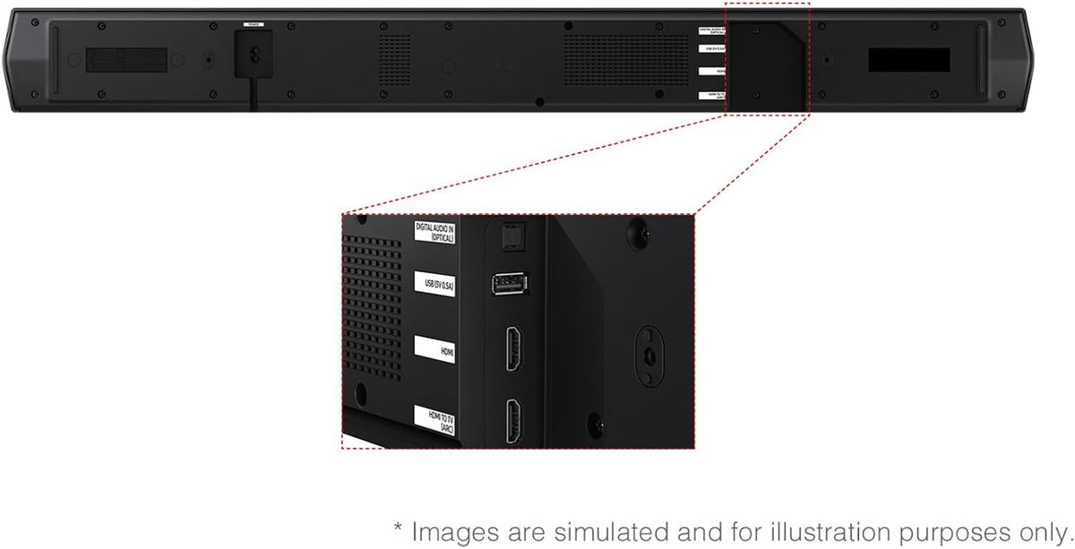 Samsung B-series HW-B750F 5.1 Ch DTS Virtual:X Soundbar with Subwoofer