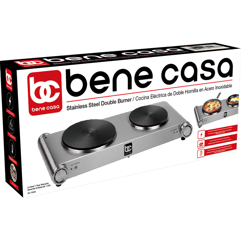 Stainless Steel 2 Plate Burner