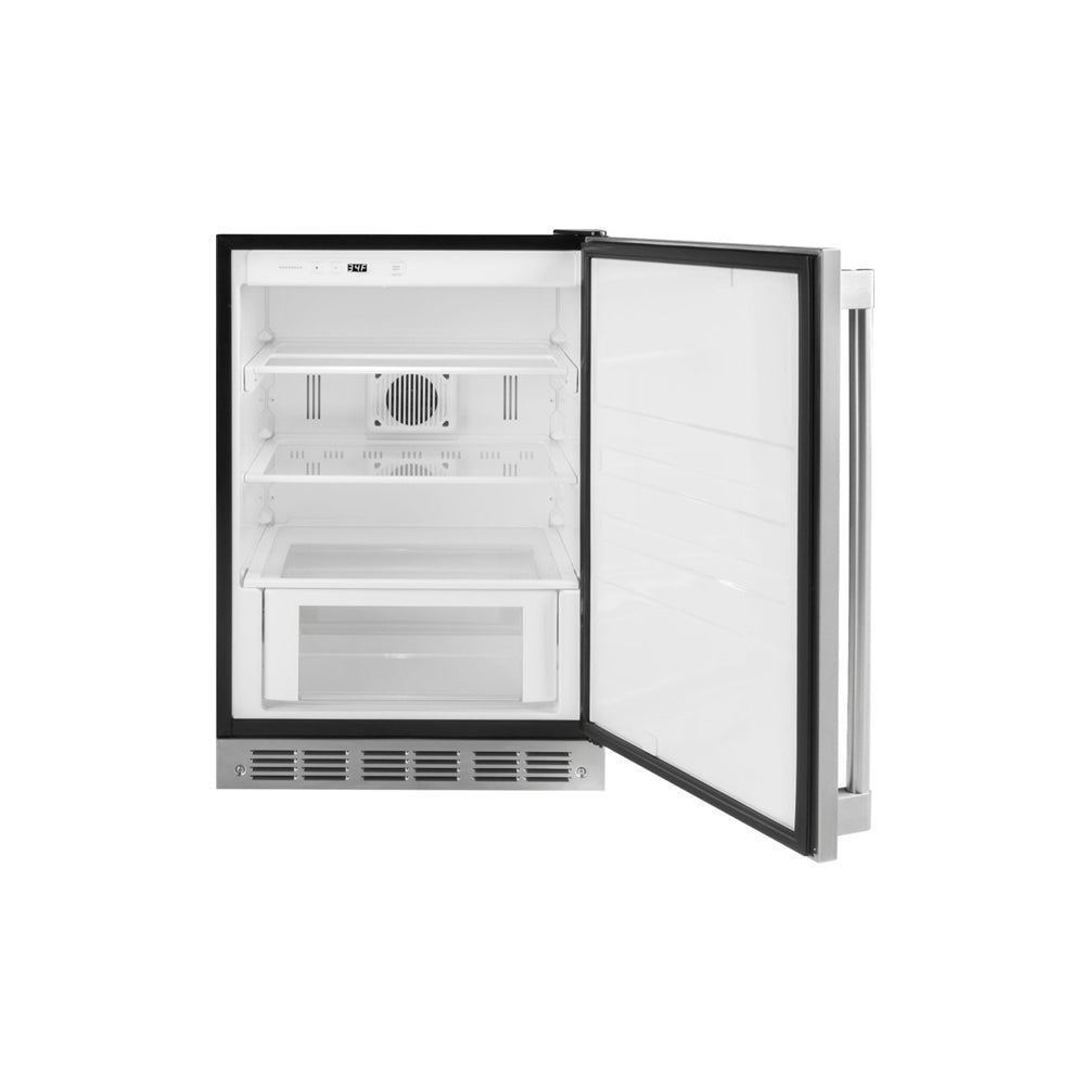 5.4 CuFt Built-In Compact Refrigerator in Stainless Steel
