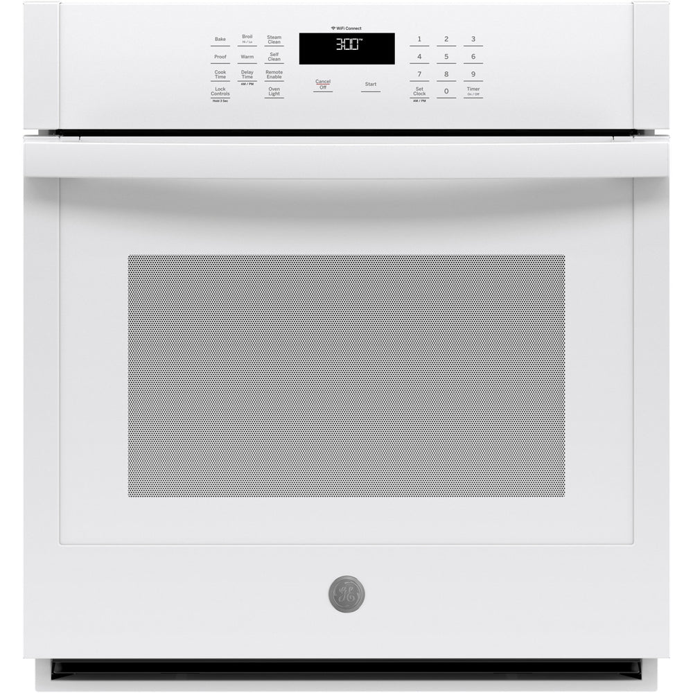 27-inch Smart Single Self-Clean Built-In Wall Oven - White