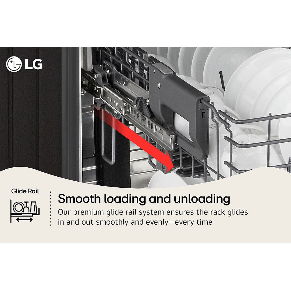 42 dBA FlushFit™ Top Control Dishwasher with 1-Hour Wash & Dry Cycle
