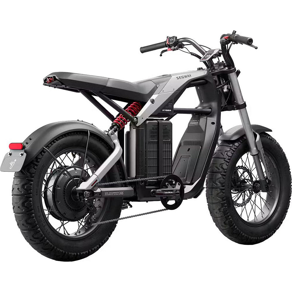 Xyber Electric Bike with 20 mph Max Speed with 56 Mile Range - Silver/Gray