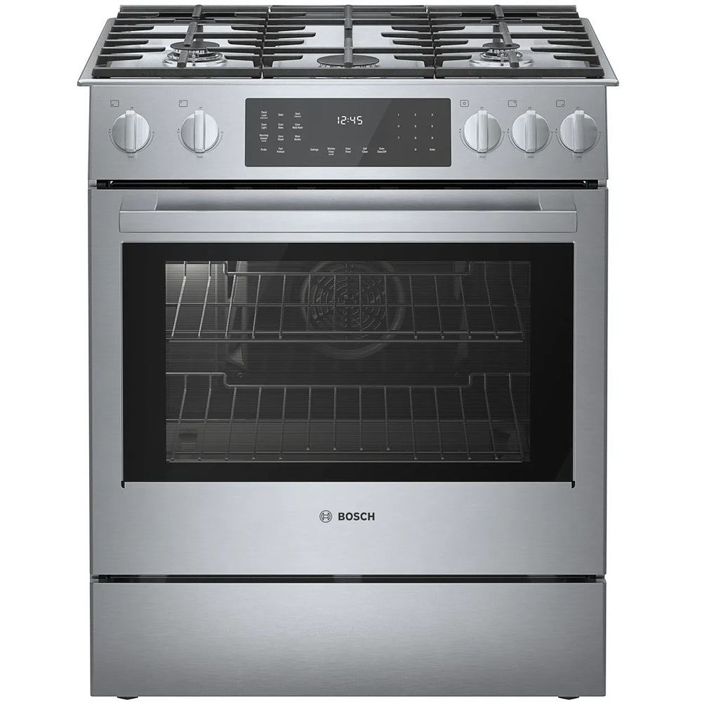 30-inch Slide-In Dual Fuel Gas Range - Stainless Steel