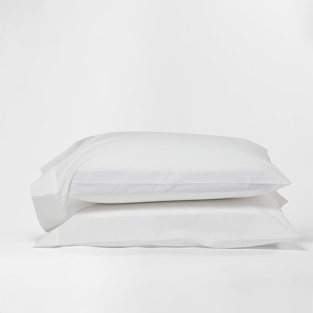 100% Pima Cotton King Pillowcase Set of 2, DreamCool™ Collection - White